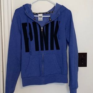 PINK full-zip hoodie